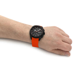 BOSS Distinct Black Dial Chronograph Men's Watch HB1513957 - Watch Enclave