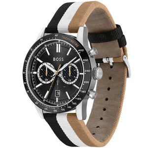 BOSS Distinct Black Dial Mesh Men's Watch HB1513963 - Watch Enclave