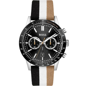BOSS Distinct Black Dial Mesh Men's Watch HB1513963 - Watch Enclave