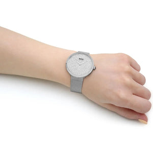 BOSS Symphony Silver Dial Women's Watch HB1502657 - Watch Enclave