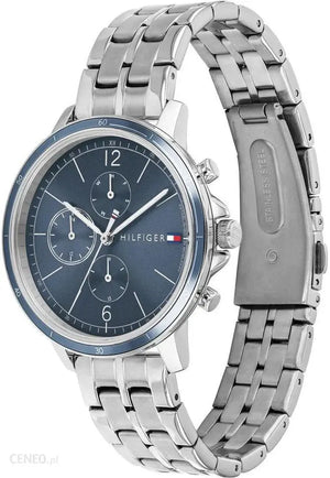 Tommy Hilfiger 1782188 Casual Quartz Blue Dial Silver Steel Strap Watch For Women Tommy Hilfiger