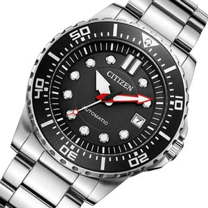 Citizen Mechanical Sports Black Dial Automatic Men's Watch NJ0120 - 81E - Watch Enclave