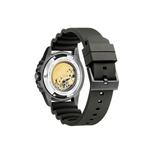 Citizen Mechanical Sports Black Dial Rubber Strap Automatic Men's Watch NJ0125 - 11E - Watch Enclave
