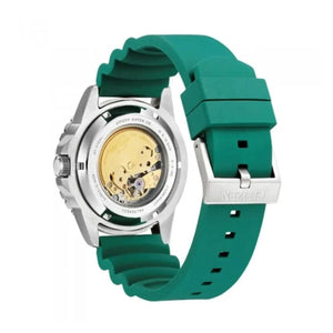 Citizen Mechanical Sports Green Dial Rubber Strap Automatic Men's Watch NJ0129 - 10X - Watch Enclave