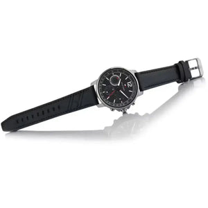 Tommy Hilfiger 1791533 London Chronograph Grey Dial Black Leather Strap Watch for Men Tommy Hilfiger