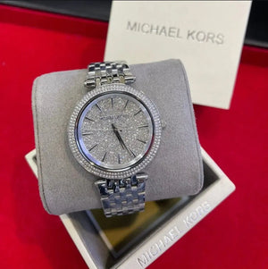 Michael Kors MK3404 Darci Silver Dial Silver Steel Strap Watch for Women Michael Kros