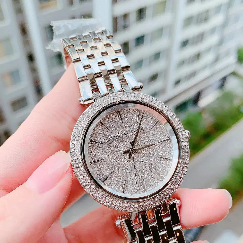 Michael Kors MK3437 Darci Silver Dial Silver Steel Strap Watch for Women Michael Kros