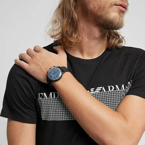 Emporio Armani AR11201 Chronograph Date Mesh Bracelet Strap Men's Watch Emporio Armani
