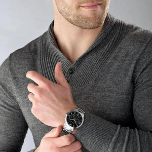 Emporio Armani AR11208 Giovanni Chronograph Quartz Black Dial Men's Watch Emporio Armani