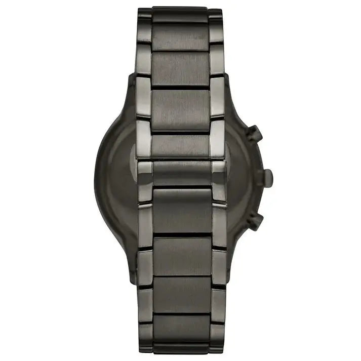 Emporio Armani AR11215 Chronograph Blue Dial Gunmetal Strap Men's Watch Emporio Armani