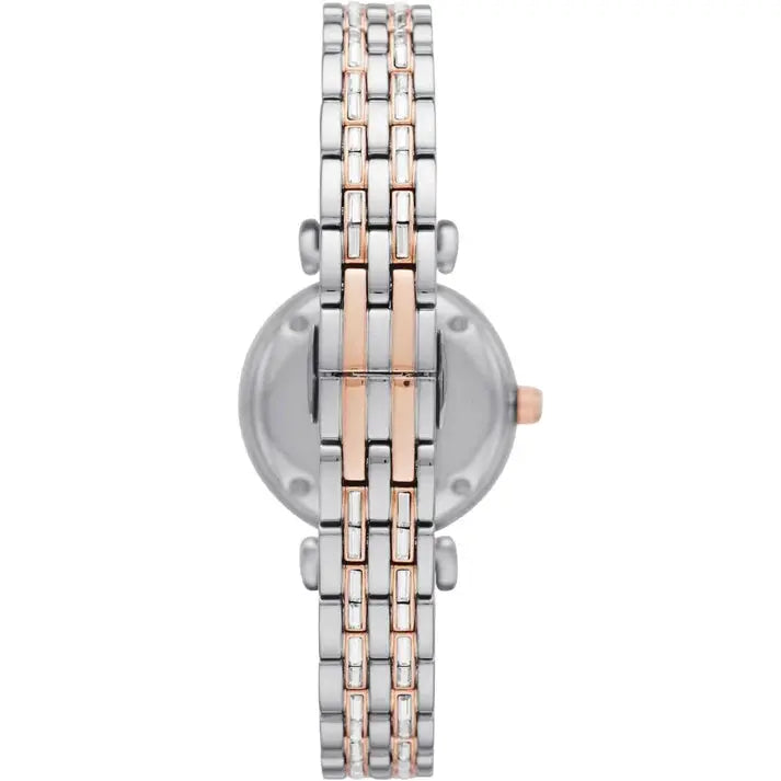 Emporio Armani AR11290 Gianni T-Bar Mother Of Pearl Ladies Watch Emporio Armani