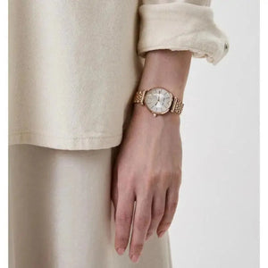 Emporio Armani AR11446 Gianni T-Bar Analog Silver Dial Women's Watch Emporio Armani