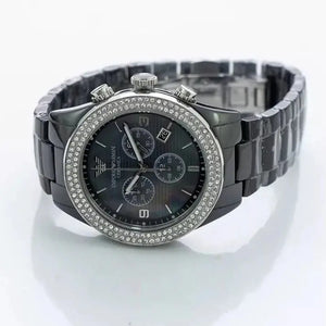 Emporio Armani AR1455 Ceramica Ladies Crystal Watch Emporio Armani