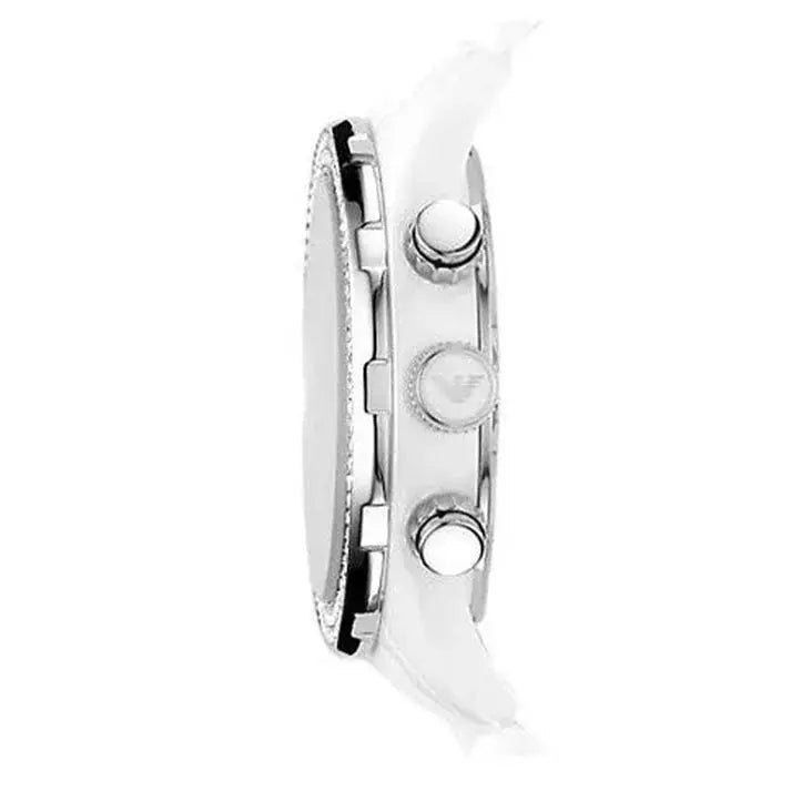 Emporio Armani AR1456 Ceramica Crystal White Ladies Watch Emporio Armani