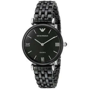 Emporio Armani AR1487 Black Ceramic Ladies Watch Emporio Armani