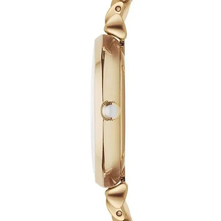 Emporio Armani AR1907 Mother of Pearl Dial Gold-Tone Stainless Steel Ladies Watch Emporio Armani