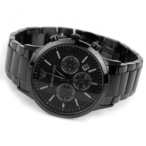 Emporio Armani AR2453 Men's Renato Watch Black Emporio Armani