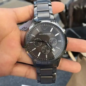 Emporio Armani AR2454 Men's Renato Watch Grey Emporio Armani