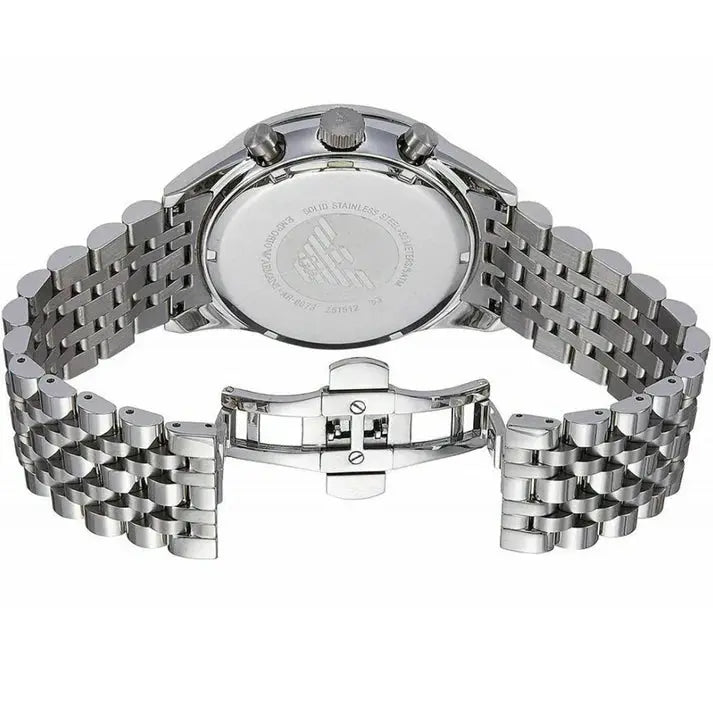 Emporio Armani AR6073 Sportivo Silver Chronograph Men's Watch Emporio Armani