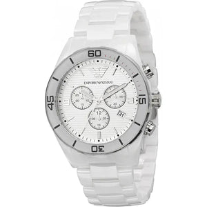 Emporio Armani Ceramica Chronograph Quartz Men's Watch AR1424 - Watch Enclave