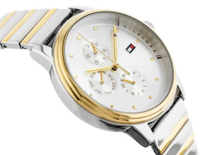Tommy Hilfiger 1781908 Blake Silver Dial Two Tone Steel Strap Watch for Women Tommy Hilfiger