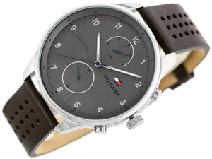 Tommy Hilfiger 1791579 Chase Quartz Brown Dial Brown Leather Strap Watch for Men Tommy Hilfiger