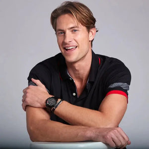 Tommy Hilfiger 1791935 Mason Chronograph Black Dial Black Steel Strap Watch For Men Tommy Hilfiger