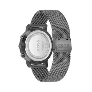Hugo Boss 1513934 Skymaster Chronograph Grey Dial Grey Mesh Bracelet Watch for Men Hugo Boss