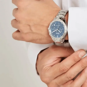 Hugo Boss 1513582 Talent Blue Dial Silver Steel Strap Watch for Men Hugo Boss