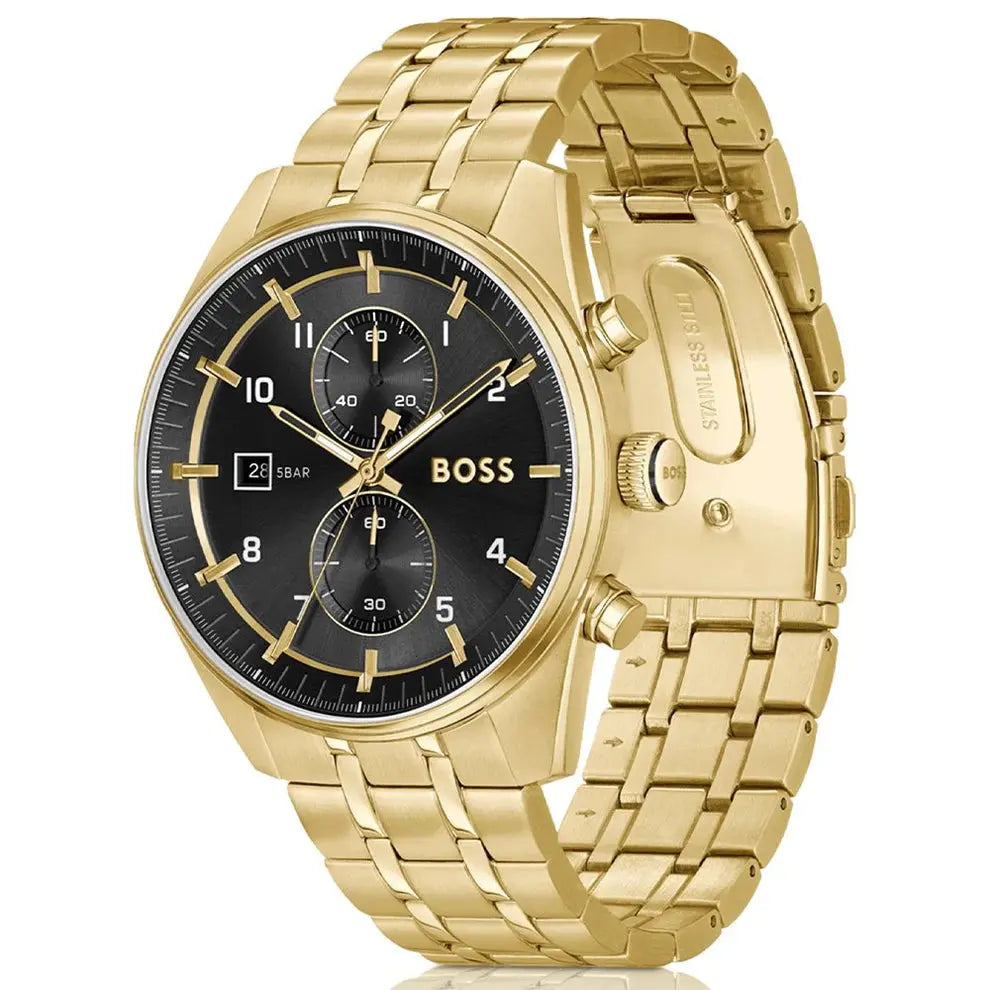 Hugo Boss 1513848 Gold Men's Champion Watch Hugo Boss