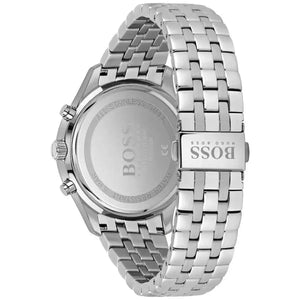 Hugo Boss 1513839 Associate Blue Dial Silver Steel Strap Watch for Men Hugo Boss