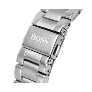 Hugo Boss 1513850 Pilot Blue Dial Silver Steel Strap Watch for Men Hugo Boss