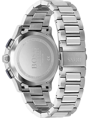 Hugo Boss 1513763 Peak Chronograph Blue Dial Silver Steel Strap Watch for Men Hugo Boss