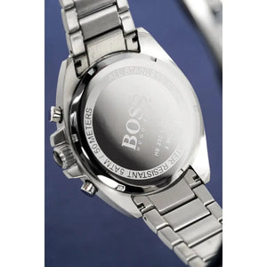 Hugo Boss 1513081 Chronograph Driver Blue Dial Silver Steel Strap Watch for Men Hugo Boss