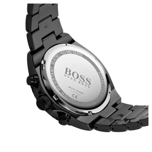 Hugo Boss 1513743 Ocean Edition Navy Blue Dial Black Steel Strap Watch for Men Hugo Boss