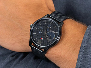 Tommy Hilfiger 1791421 Damon Quartz Blue Dial Blue Mesh Bracelet Watch for Men Tommy Hilfiger