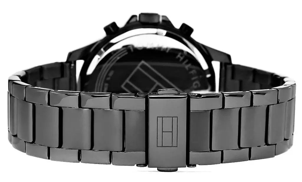 Tommy Hilfiger 1791719 Bank Grey Dial Grey Steel Strap Watch for Men Tommy Hilfiger