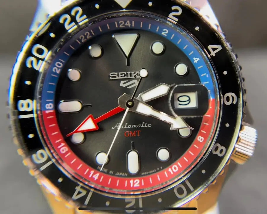 Seiko SSK019K1 5 Sports Special Edition Automatic Grey Dial Silver Steel Strap Watch For Men Seiko