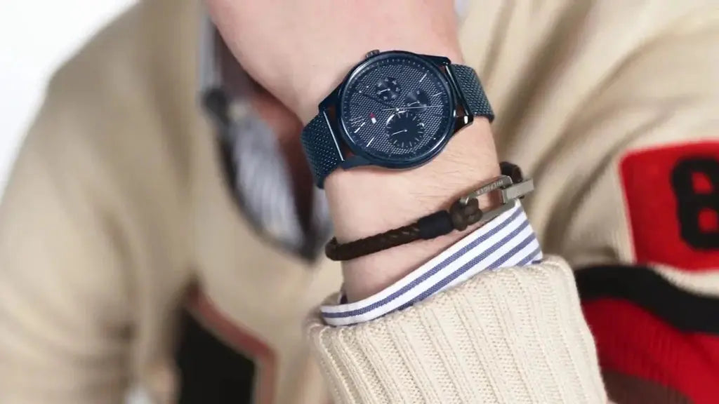 Tommy Hilfiger 1791421 Damon Quartz Blue Dial Blue Mesh Bracelet Watch for Men Tommy Hilfiger