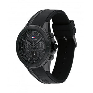 Tommy Hilfiger 1791861 Analogue Multifunction Quartz Watch for Men with White Silicone Bracelet Tommy Hilfiger