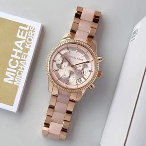 Michael Kors Ritz Chronograph Quartz Women's Watch MK6307 - Watch Enclave