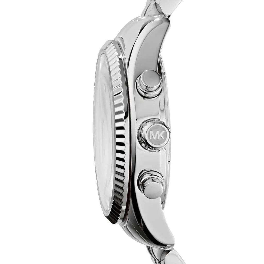 Michael Kors MK5555 Lexington Silver Dial Silver Steel Strap Watch for Women Michael Kros