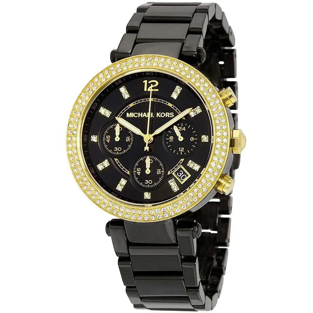 Shop the Michael Kors Parker MK6107 Women’s Chronograph Watch Michael Kros