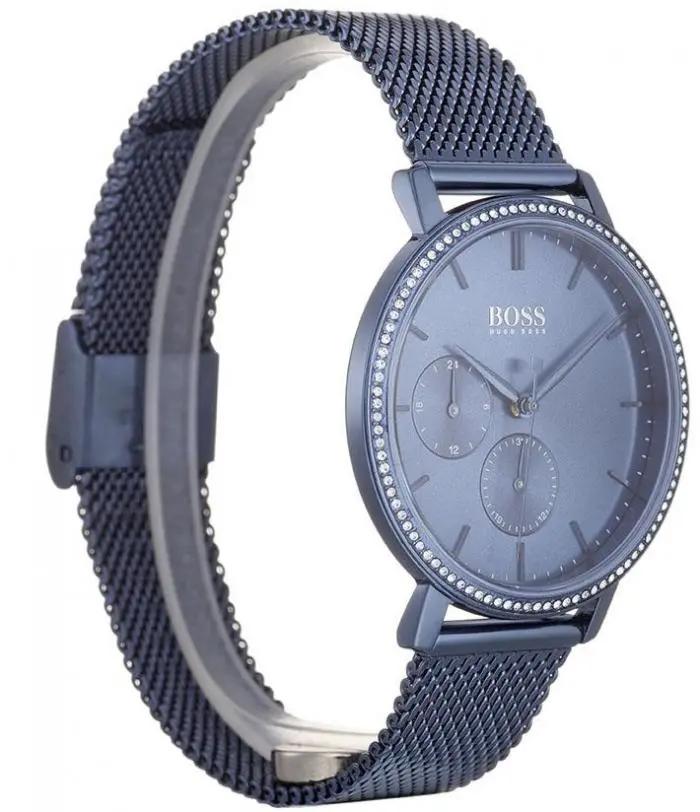 Hugo Boss 1502518 Infinity Blue Dial Blue Mesh Bracelet Watch for Women Hugo Boss