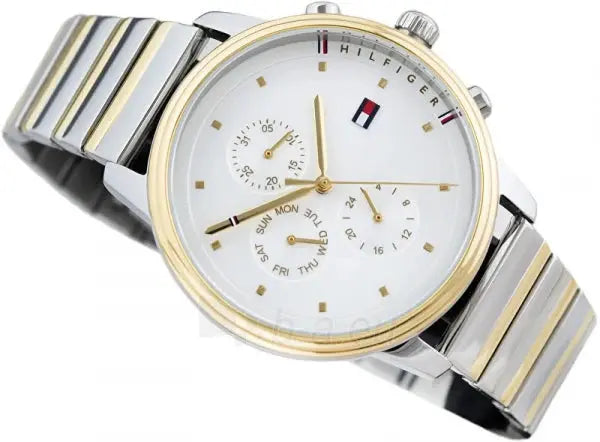 Tommy Hilfiger 1781908 Blake Silver Dial Two Tone Steel Strap Watch for Women Tommy Hilfiger