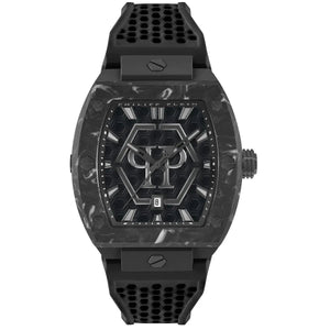 Philipp Plein The Hexagon Phantom Black Dial Crystal Men's Watch PWPUA0624 - Watch Enclave