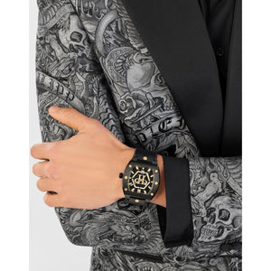 Philipp Plein The Hexagon Phantom Black Dial Men's Watch PWPUA0224 - Watch Enclave
