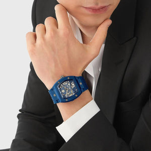 Philipp Plein The $keleton Ecoceramic Blue Dial Automatic Men's Watch PWVBA0323 - Watch Enclave