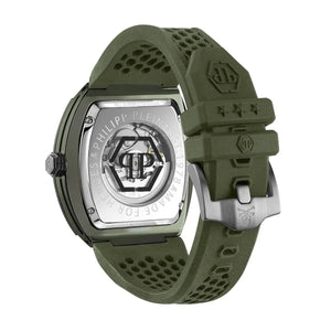 Philipp Plein The $keleton Ecoceramic Green Dial Automatic Men's Watch PWVBA0223 - Watch Enclave