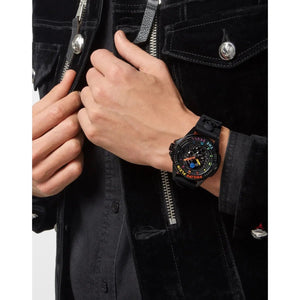 Philipp Plein The $kull High - Conic Black Dial Men's Watch PWAAA0621 - Watch Enclave